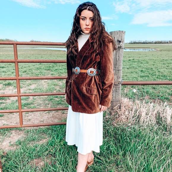 Urban Outfitters Jackets & Blazers - • urban renewal velvet brown blazer •